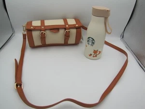 Starbucks 2021 China Otoño Bosque Zorro Termo Frasco Taza 12 OZ y Bolso de Hombro - Imagen 1 de 11