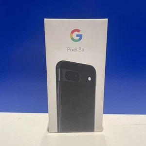 Google Pixel 8a - 128 GB - Obsidian (T-Mobile LOCKED) BRAND NEW! NEVER OPENED! - Picture 1 of 4