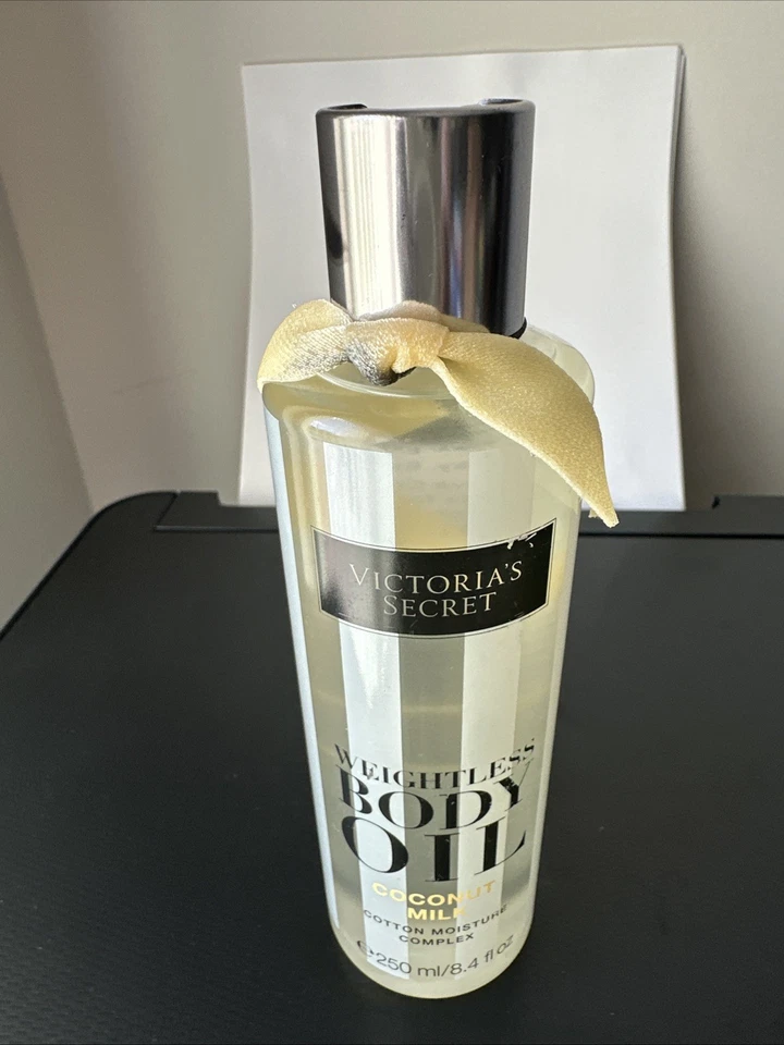 Victoria's Secret LECHE DE COCO Aceite Corporal Sin Peso Algodón Complejo Humedad Foto 1 de 1