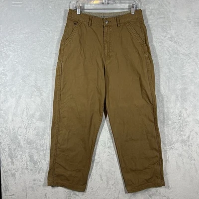 Pantalones REI para Hombres 32x30 Pierna Ancha Lona Resistente Senderismo Exterior Marrón Foto 1 de 4