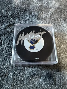 St. Louis Blues Marty Kariya signed handsigniert Puck NHL Hockey Beckett - Bild 1 von 5