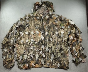 NWOT RedHead Jacket Mens 2XL 3XL Full Zip Ghillie Leafy Camo Hooded Hunting - Picture 1 of 8