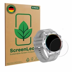 2x ScreenLeaf Displayschutzfolie für LIGE ST5-B PRO 1.43" nachhaltig verpackt - Photo 1/10