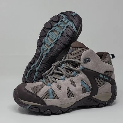 Merrell Deverta 2 Mid Botas de Caminhada Impermeáveis Sapatos Femininos Tamanho 9.5 J03474 Novo  - Imagem 1 de 4