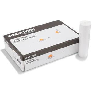 Coastwide Professional 55-60 Gallon Trash Bag 38" x 60" High Density 22 mic - Picture 1 of 7