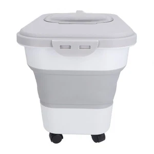 Collapsible Pet Food Container Dog Food Storage Containers Spcae Saving With - Picture 1 of 12