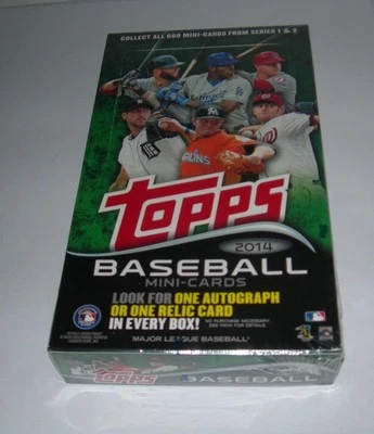 2014 MINI TOPPS BASEBALL SEALED 24 WAX PACK  BOX - Image 1 of 3