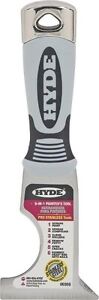 NEW HYDE TOOLS 06986 6 IN 1 STAINLESS STEEL PRO PAINTERS TOOL SCARPER 6816037