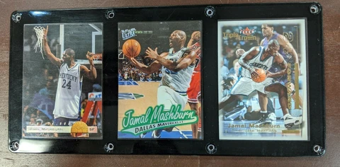 JAMAL MASHBURN 3 CARD PLAQUE KENTUCKY DALLAS MAVERICKS CHARLOTTE HORNETS Cover