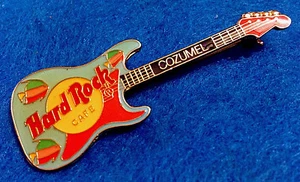 GUITARRA RARA COZUMEL MÉXICO TRICOLOR ANGEL FISH FENDER STRAT Hard Rock Café PIN  - Imagen 1 de 1