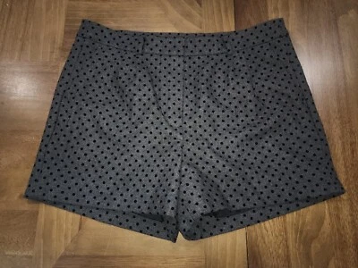 Pantalones Cortos Brooks Brothers Rojo Polar Gris Lana Lunares Talla 12 Para Mujer Foto 1 de 4