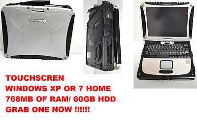 Panasonic Toughbook CF-18 MK2. A MK3 1,10 MHz, 60 GB HD, NOTOUCH, WINDOWS XP PRO Foto 1 de 4