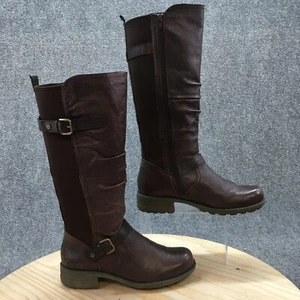 Earth Origins By Earth Boots Womens 8.5 M Penelope Tall Zip Riding Boot Brown - Picture 1 of 19