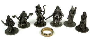 Monopoly Lord Of The Rings Trilogy Edition Replacement Parts All 6 Tokens + Ring