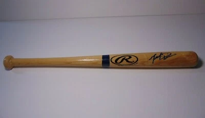 Mark Prior Signed Autographed Rawlings Mini Baseball Bat With COA Chicago Cubs - Image 1 of 4