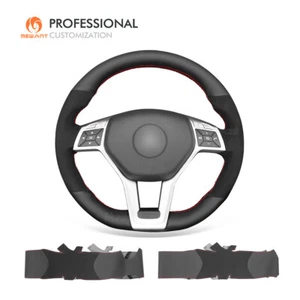Funda de volante MEWANT Athsuede cuero auténtico Mercedes-Benz Clase C E-CLASS GLA AMG - Imagen 1 de 11