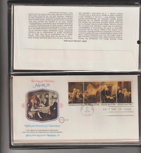 FLEETWOOD BICENTENNIAL FIRST DAY COVER SET - Picture 1 of 6