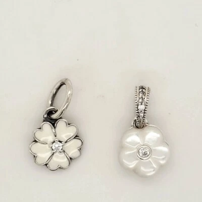 Pandora 925 #390386mop Luminoso Floral 390365en12 Colgante Flor Prímula Nuevo Foto 1 de 3