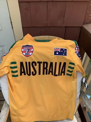 Camiseta deportiva para hombre Rhino Rugby USA SEVENS Australia talla pequeña nueva con etiquetas Foto 1 de 3