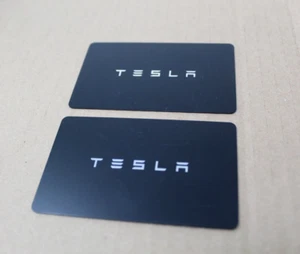 New Lot OF 2 Genuine OEM TESLA Model S 3 X Y Cybertruck KEY CARD 1131087-00-G - Picture 1 of 2