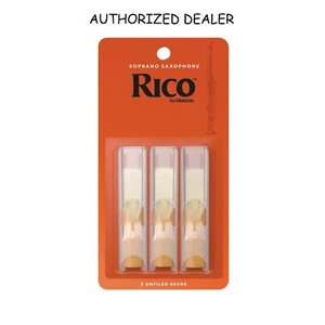 3 Rico Soprano Saxophone Reeds Strength 2.5 RIA0325 Pack - Picture 1 of 14