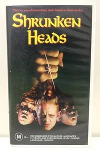 SHRUNKEN HEADS VHS FULL MOON PICTURES VIDEOZONE HORROR MEG FOSTER CHARLES BAND - Picture 1 of 4