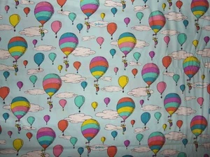 Dr Seuss Fabric Pastel Oh The Places You'll Go Balloons Children Cotton fabric - Picture 1 of 4