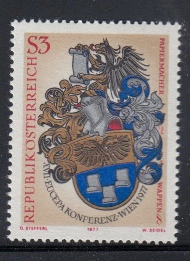 AUSTRIA Papermakers Conference MNH stamp - Image 1 of 1