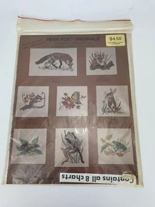 NUEVO EN PAQUETE Heidi Poeta Originales Zorro Rojo Bordado Madera Critters Naturaleza - Imagen 1 de 3