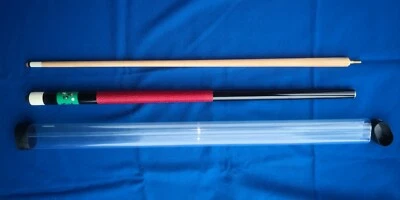 Billard Queue Kö zweiteilig, mit 12 mm Leder, 143 cm lang, Handschuh gratis - Bild 1 von 4