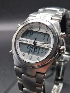 Alba ROOX Watch (Seiko) Quartz/Digital Mens NX02-200X Dual Time JCM WR100M 40mm - Picture 1 of 24