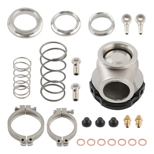 Aluminum 44mm Turbo External Wastegate & V-Band 41mm 1.63" & Spring Kit SP - Imagen 1 de 10