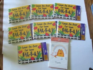 "Come On Over . . ." BBQ -Picnic, Back Yard, Cookout, Summer Party INVITATIONS! - Picture 1 of 3