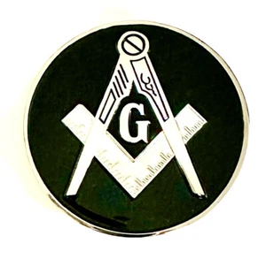 Freimaurer Auto Auto Emblem mit Selbstklebend in Schwarz Zustand ist Neu - Bild 1 von 2