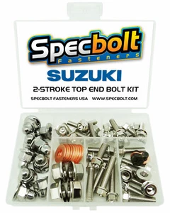 Kit de pernos de motor de gama superior Suzuki RM 60 65 80 85 100 125 250 370 400 500 (níquel) - Imagen 1 de 18