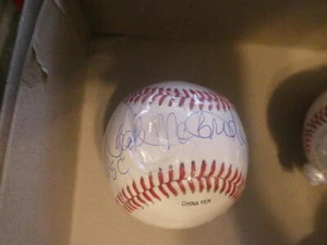 Certificado de autenticidad de béisbol firmado por Bake McBride Philadelphia Phillies OLB - Imagen 1 de 1