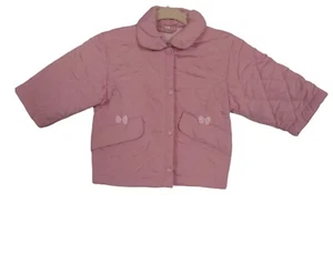 Vintage Baby girl quilted Coat Jacket Light Pink size 6 months by redaction - Picture 1 of 7