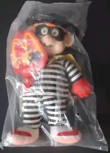 Mcdonaldland 1997 Kollektion 10 Zoll Plüsch Hamburglar, neu im Paket, McDonald's - Bild 1 von 4
