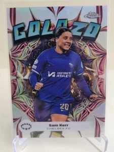 2023-24 Topps Chrome Womens UEFA Sam Kerr Golazo #GZ-4 CHELSEA - Bild 1 von 2