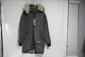 New Men's Fashion Warm Hooded Coat Winter Sport Jacket Thick Outwear Oversize - Picture 1 of 12