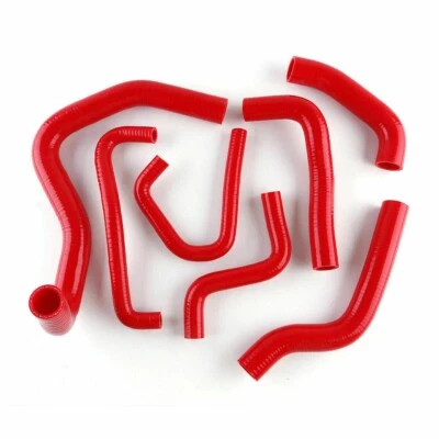 Для Kawasaki Ninja ZX6R ZX6 ZX600 2007 2008 красные силиконовые шланги радиатора охлаждающей жидкости - Изображение 1 из 4
