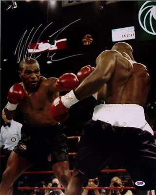 Mike Tyson Signed 16x20 Photo PSA/DNA COA Auto'd Authentic Autograph Picture HOF - Image 1 of 4