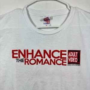 Vintage Adult Video Warehouse Enhance The Romance Bayside Tag Made In USA Sz XL - Picture 1 of 9