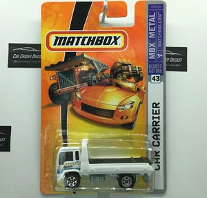 Matchbox Basic 2007 #43 / CAR CARRIER (white) Lil Ian's / MB43 / K9518 - Picture 1 of 3