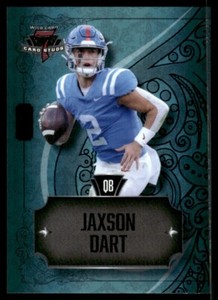 2023 Wild Card 7 Card Studs Jaxson Dart 3/4 Ole Miss Rebels #7CSR-32