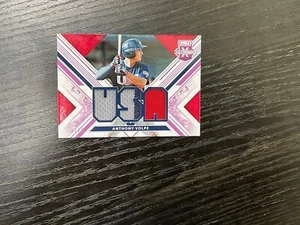 2019 Panini Elite Extra Edition Purple Hearts Anthony Volpe USA Materials. 13/20 - Picture 1 of 2