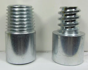 2 pcs - Pole Adapter - Euro to USA Threads & USA to Euro Threads Adapter - A - Picture 1 of 6