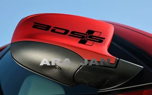 BOSS Sport Car Sticker Decal racing stripe mirror emblem logo motorsport PAIR - Picture 1 of 6