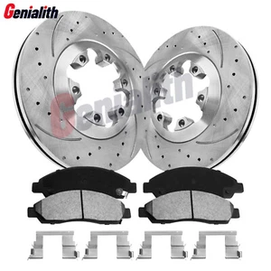 280mm Front Disc Rotors + Ceramic Brake Pads for Colorado GMC Canyon Isuzu I-290 - Picture 1 of 18