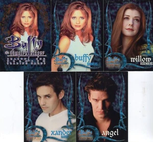 Versiegelt Buffy The Vampire Slayer Staffel 1 DVD Promo Karten Set M1-M5 Tintenwerke 1998 - Bild 1 von 2